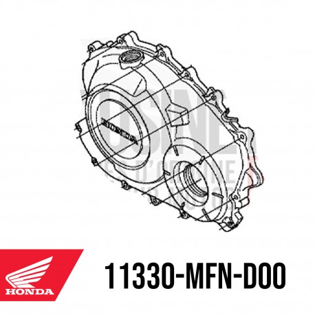 11330-MFN-D00 : Right engine cover genuine Honda CB1000R