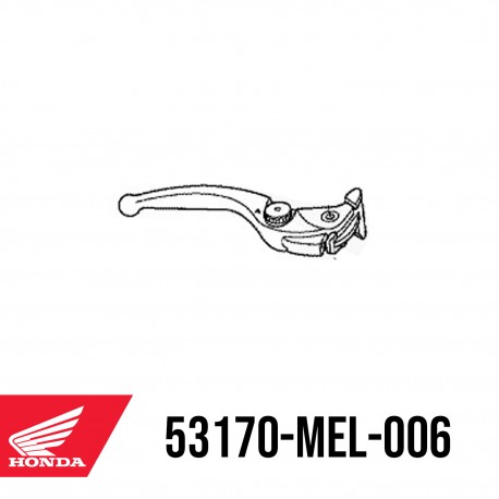 53170-MEL-006 : Original Honda Brake Lever CB1000R