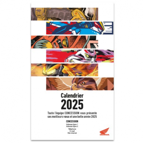 calendrier-honda-2025 : Honda 2025 Calendar CB1000R